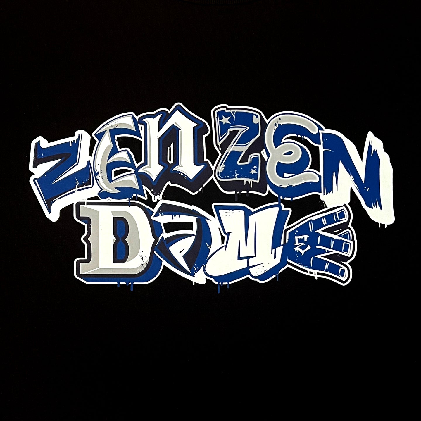 ZEN ZEN DAME COLLAB - MEN'S SHORT SLEEVE HEAVY WT TSHIRT - BLACK