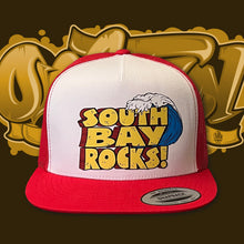 Load image into Gallery viewer, South Bay Rocks-Red Trucker Hat
