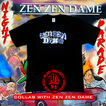 Load image into Gallery viewer, ZEN ZEN DAME COLLAB - MEN&#39;S SHORT SLEEVE HEAVY WT TSHIRT - BLACK
