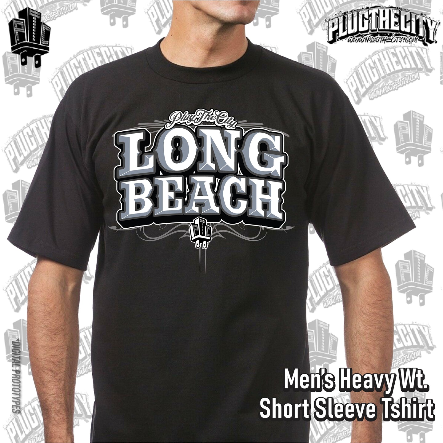 Long Beach 2.0-Men's Short Sleeve-black