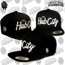 Load image into Gallery viewer, The Hub City (Compton)-110 &amp; PTC on the side of snapback baseball hat-Color:Black
