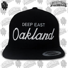 Load image into Gallery viewer, DEEP EAST OAKLAND-snapback baseball hat-black
