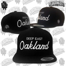 Load image into Gallery viewer, DEEP EAST OAKLAND-snapback baseball hat-black
