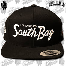 Load image into Gallery viewer, South Bay-Los Angeles-405 &amp; PTC logos on the sides-snapback baseball hat-black

