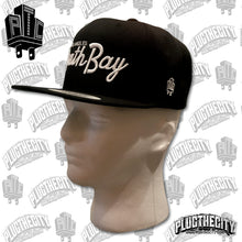 Load image into Gallery viewer, South Bay-Los Angeles-405 &amp; PTC logos on the sides-snapback baseball hat-black
