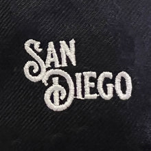 Load image into Gallery viewer, City of San Diego snapback baseball hat-Color:BLK, Thread GRN

